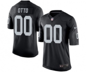 Youth Nike Oakland Raiders #0 Jim Otto Black Team Color NFL Jersey