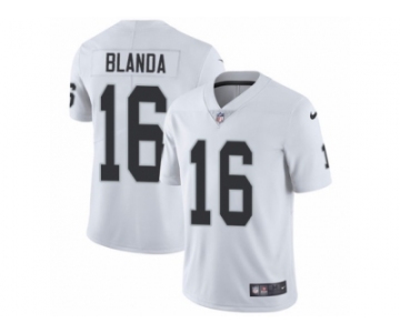 Youth Nike Oakland Raiders #16 George Blanda Vapor Untouchable Limited White NFL Jersey