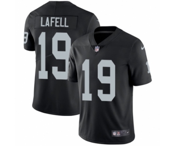 Youth Nike Oakland Raiders #19 Brandon LaFell Black Team Color Vapor Untouchable Elite Player NFL Jersey