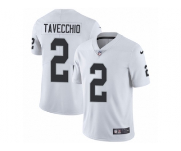 Youth Nike Oakland Raiders #2 Giorgio Tavecchio White Vapor Untouchable Limited Player NFL Jersey