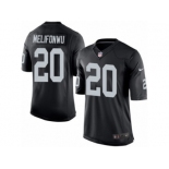 Youth Nike Oakland Raiders #20 Obi Melifonwu Limited Black Team Color NFL Jersey