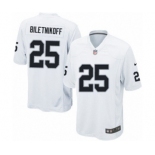 Youth Nike Oakland Raiders #25 Fred Biletnikoff White NFL Jersey