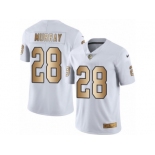 Youth Nike Oakland Raiders #28 Latavius Murray Limited White Gold Rush NFL Jersey