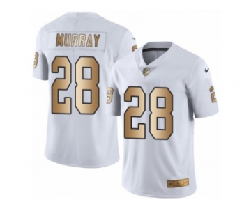 Youth Nike Oakland Raiders #28 Latavius Murray Limited White Gold Rush NFL Jersey