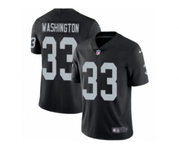 Youth Nike Oakland Raiders #33 DeAndre Washington Vapor Untouchable Limited Black Team Color NFL Jersey