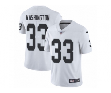 Youth Nike Oakland Raiders #33 DeAndre Washington Vapor Untouchable Limited White NFL Jersey