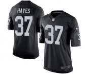 Youth Nike Oakland Raiders #37 Lester Hayes Black Team Color NFL Jersey