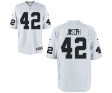 Youth Nike Oakland Raiders #42 Karl Joseph White NFL Jersey