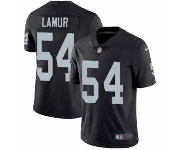 Youth Nike Oakland Raiders #54 Emmanuel Lamur Black Team Color Vapor Untouchable Elite Player NFL Jersey