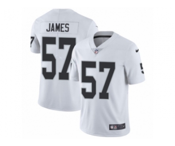 Youth Nike Oakland Raiders #57 Cory James Vapor Untouchable Limited White NFL Jersey