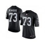 Youth Nike Oakland Raiders #73 Marshall Newhouse Limited Black Team Color NFL Jersey