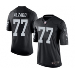 Youth Nike Oakland Raiders #77 Lyle Alzado Black Team Color NFL Jersey