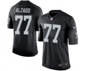 Youth Nike Oakland Raiders #77 Lyle Alzado Black Team Color NFL Jersey