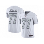 Youth Nike Oakland Raiders #77 Lyle Alzado Limited White Rush NFL Jersey