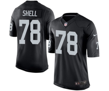 Youth Nike Oakland Raiders #78 Art Shell Black Team Color NFL Jersey