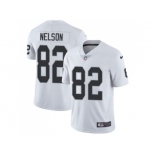 Youth Nike Oakland Raiders #82 Jordy Nelson White Stitched NFL Vapor Untouchable Limited Jersey