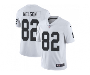 Youth Nike Oakland Raiders #82 Jordy Nelson White Stitched NFL Vapor Untouchable Limited Jersey