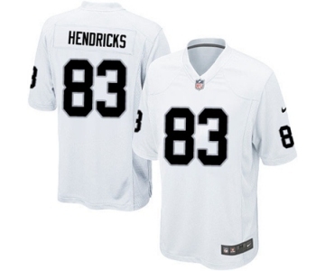 Youth Nike Oakland Raiders #83 Ted Hendricks White NFL Jersey