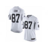 Youth Nike Oakland Raiders #87 Jared Cook Limited White NFL Jersey