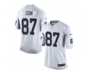 Youth Nike Oakland Raiders #87 Jared Cook Limited White NFL Jersey