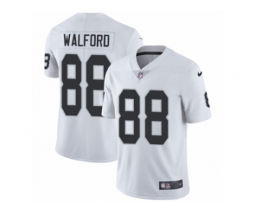 Youth Nike Oakland Raiders #88 Clive Walford Vapor Untouchable Limited White NFL Jersey