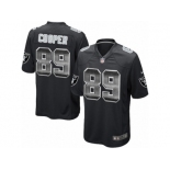 Youth Nike Oakland Raiders #89 Amari Cooper Limited Black Strobe NFL Jersey