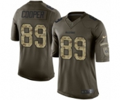 Youth Nike Oakland Raiders #89 Amari Cooper Limited Green Salute to Service NFL Jersey