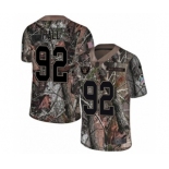 Youth Nike Oakland Raiders #92 P.J. Hall Limited Camo Rush Realtree NFL Jersey