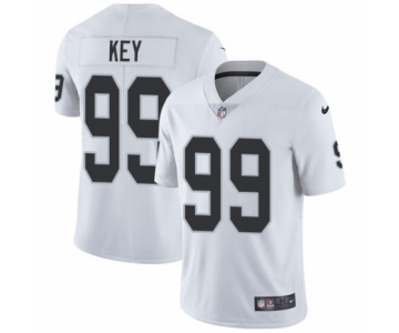 Youth Nike Oakland Raiders #99 Arden Key White Vapor Untouchable Elite Player NFL Jersey