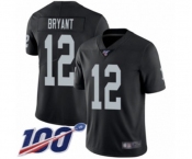 Youth Oakland Raiders #12 Martavis Bryant Black Team Color Vapor Untouchable Limited Player 100th Season Football Jersey