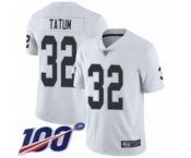 Youth Oakland Raiders #32 Jack Tatum White Vapor Untouchable Limited Player 100th Season Football Jersey