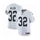 Youth Oakland Raiders #32 Marcus Allen White Vapor Untouchable Limited Player Football Jersey