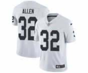 Youth Oakland Raiders #32 Marcus Allen White Vapor Untouchable Limited Player Football Jersey