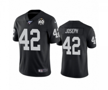 Youth Oakland Raiders #42 Karl Joseph Black 60th Anniversary Vapor Untouchable Limited Player 100th Season Football Jersey