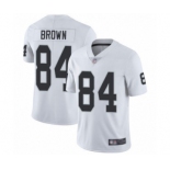 Youth Oakland Raiders #84 Antonio Brown White Vapor Untouchable Limited Player Football Jersey