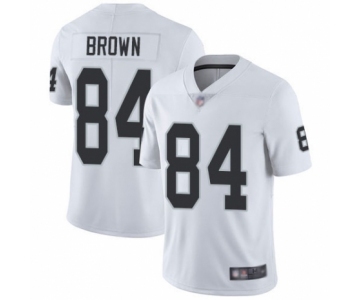 Youth Oakland Raiders #84 Antonio Brown White Vapor Untouchable Limited Player Football Jersey