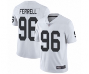 Youth Oakland Raiders #96 Clelin Ferrell Black Team Color Vapor Untouchable Elite Player Football Jersey