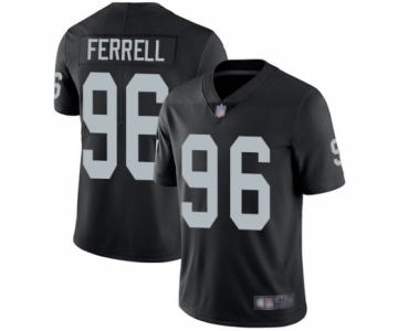 Youth Oakland Raiders #96 Clelin Ferrell Black Team Color Vapor Untouchable Limited Player Football Jersey