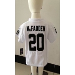 nike kids nfl jerseys oakland raiders #20 darren mcfadden white[nike]