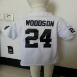 nike kids nfl jerseys oakland raiders #24 woodson white[nike][woodson]