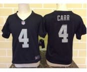 nike kids nfl jerseys oakland raiders #4 carr black[nike]