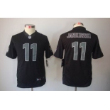 nike youth nfl jerseys oakland raiders #11 janikowski black[nike impact limited]