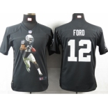 nike youth nfl jerseys oakland raiders #12 jacoby ford black[portrait fashion]