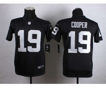 nike youth nfl jerseys oakland raiders #19 cooper black[nike]