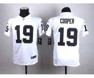 nike youth nfl jerseys oakland raiders #19 cooper white[nike]