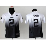 nike youth nfl jerseys oakland raiders #2 pryor white-grey[nike drift fashion][second version]