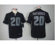 nike youth nfl jerseys oakland raiders #20 darren mcfadden black[nike impact limited]