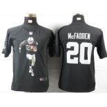 nike youth nfl jerseys oakland raiders #20 mcfadden black[portrait fashion]