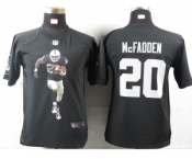 nike youth nfl jerseys oakland raiders #20 mcfadden black[portrait fashion]