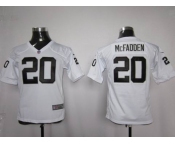 nike youth nfl jerseys oakland raiders #20 mcfadden white[nike]